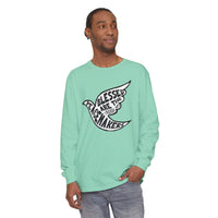 'Blessed are the Peacemakers' Jesus Quote Shirt - Unisex Adult Long Sleeve Tee Shirt - Sizes S-3XL