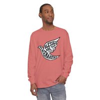 'Blessed are the Peacemakers' Jesus Quote Shirt - Unisex Adult Long Sleeve Tee Shirt - Sizes S-3XL
