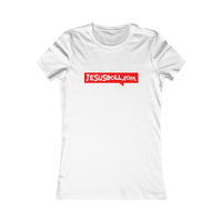 You're a Jesus Doll. The Jesusdoll.com Stylish Women's Tee. Every Day Double-Entendre Evangelism.