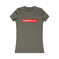 You're a Jesus Doll. The Jesusdoll.com Stylish Women's Tee. Every Day Double-Entendre Evangelism.