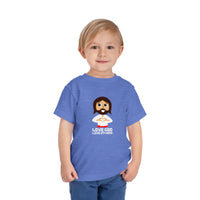 "Love God Love Others" Jesus Heart Shirt - Toddler T-Shirt - Sizes 2T-5T