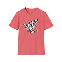 'Blessed Are the Peacemakers' Jesus Quote in Dove Shirt - Unisex Adult Tee Shirt - Sizes XS-5XL