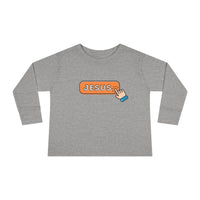 'Choose Jesus' Button Click - Toddler Long Sleeve Tee Shirt - Sizes 2T-6T