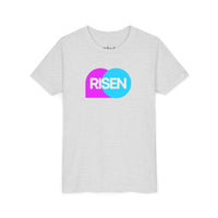 "Risen" Easter T Shirt - Youth Short Sleeve - Unisex Sizes YS-YXL