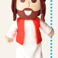 The Talking Jesus Doll is 12" tall, perfect size for small hands to hug and hold. A religious Christmas gift idea for kids.