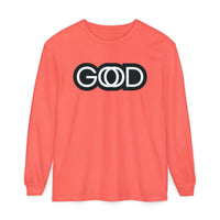 'God is Good' Stylized Text - Unisex Adult Long Sleeve Tee Shirt - Sizes S-3XL