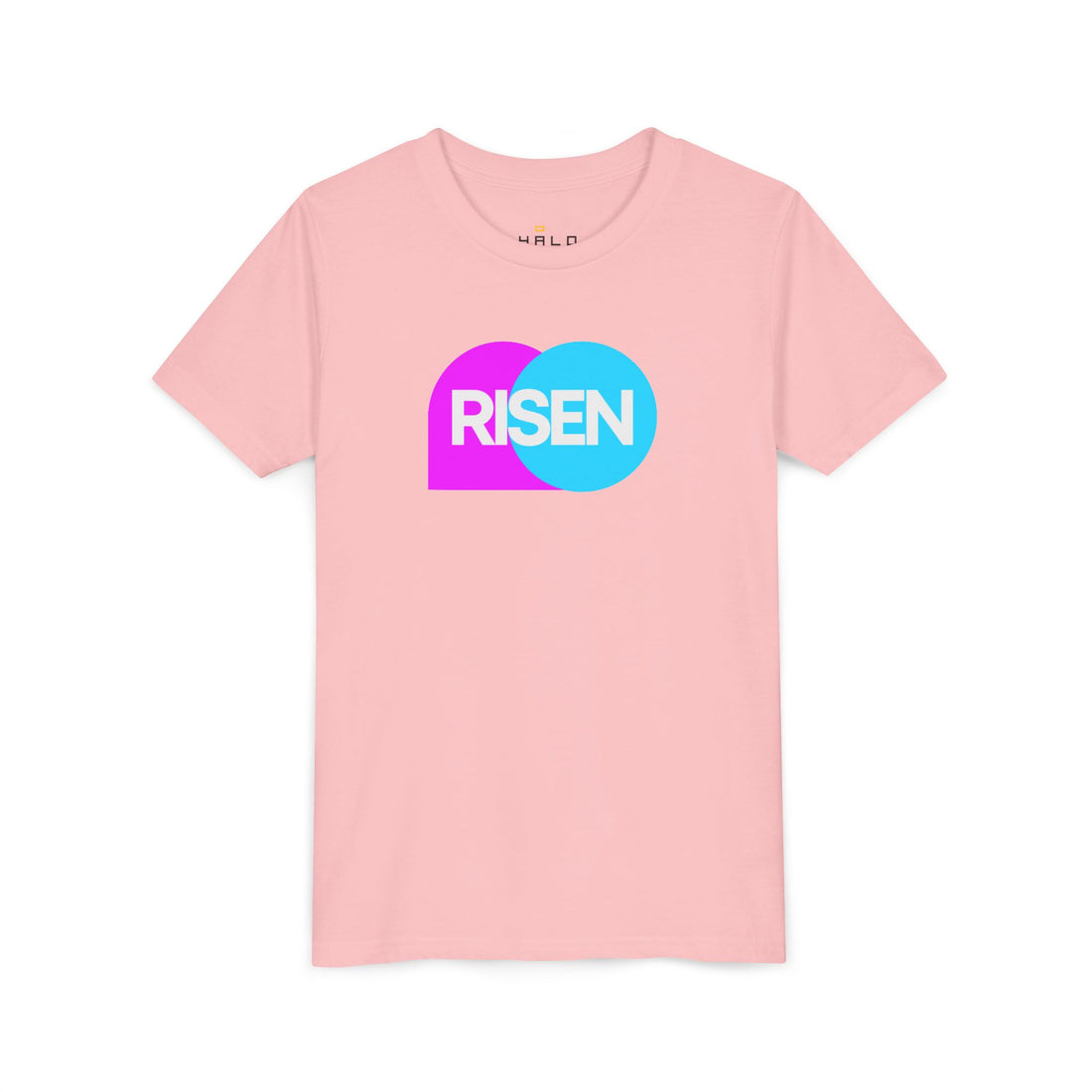"Risen" Easter T Shirt - Youth Short Sleeve - Unisex Sizes YS-YXL