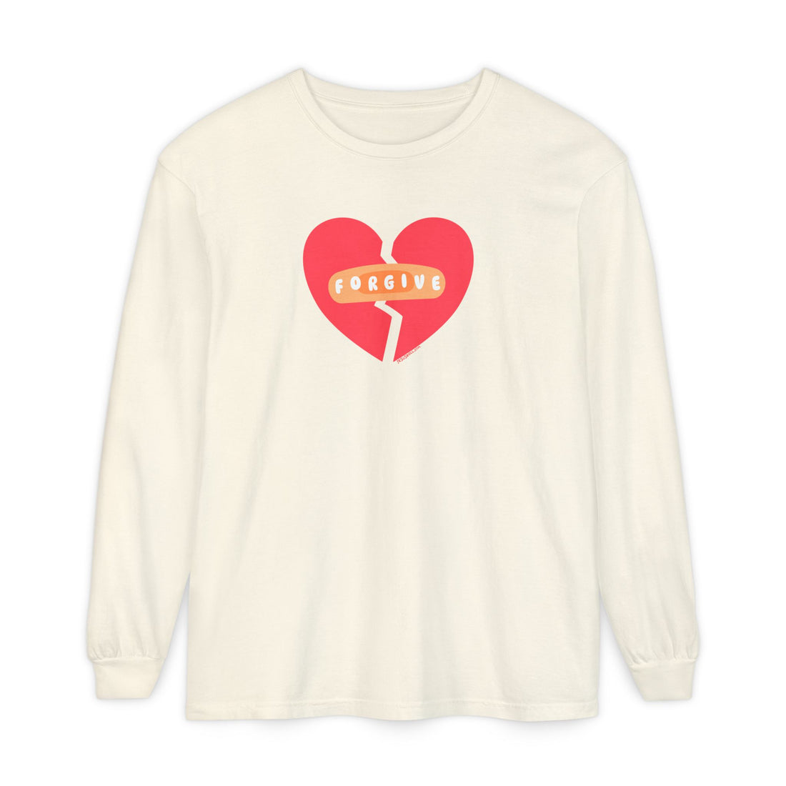 "Forgive" Heals Broken Hearts T Shirt - Adult Long Sleeve - Unisex Sizes S-3XL