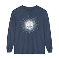 'The Kingdom of God is Within You' Jesus Quote Shirt - Unisex Adult Long Sleeve Tee Shirt - Sizes XS-5XL