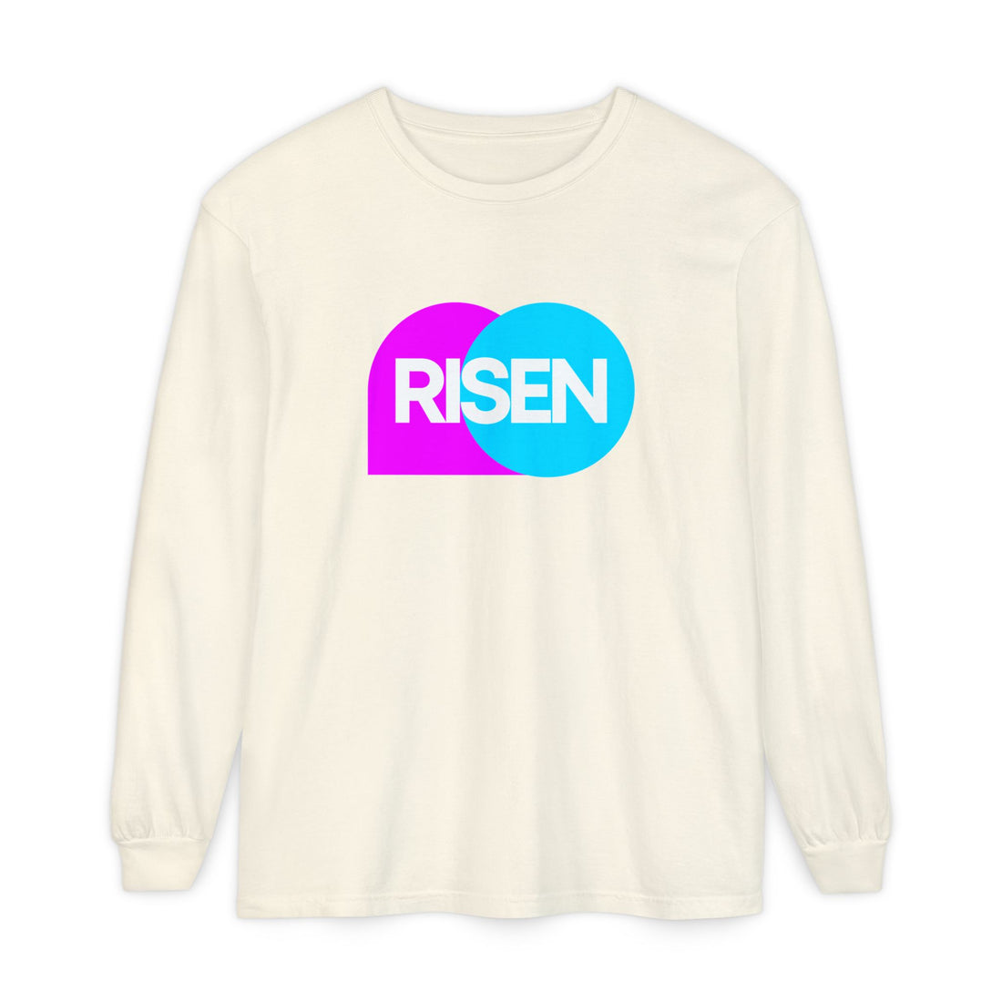 "Risen" Easter Shirt - Adult Long Sleeve - Unisex Sizes S-3XL