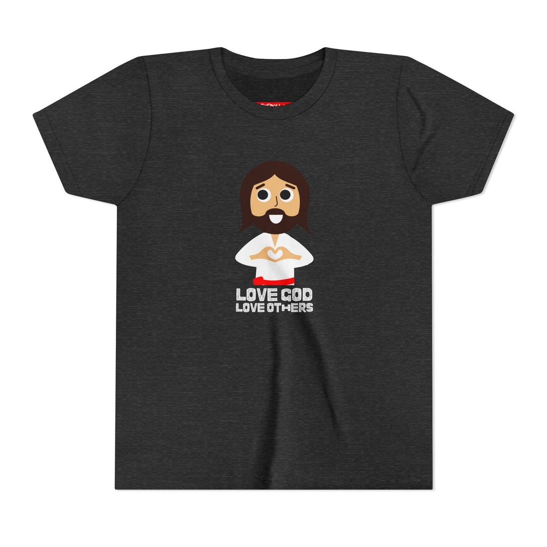 "Love God Love Others" Jesus Heart Shirt -  Youth T-Shirt - Sizes Youth S-XL