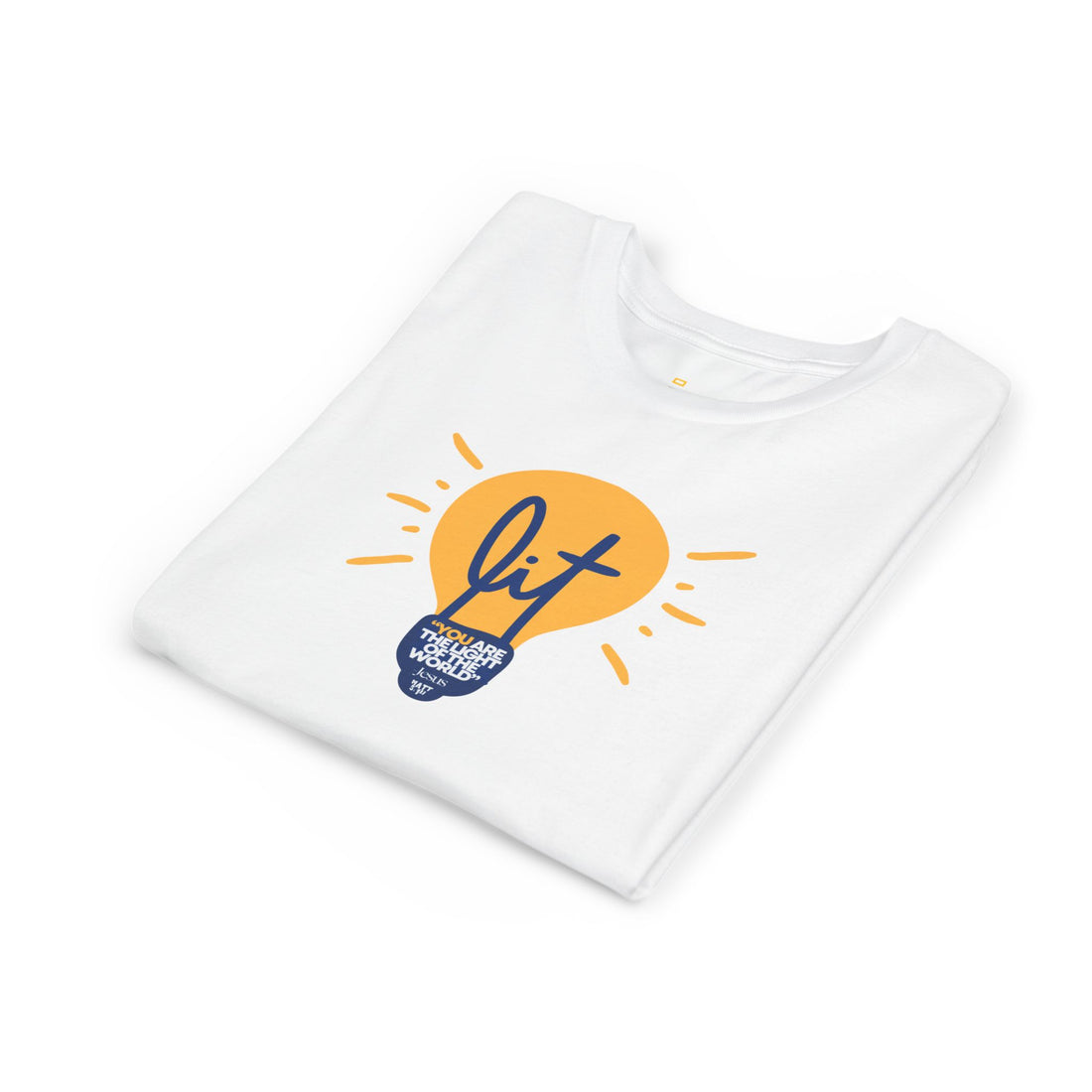"Lit" Bible Verse T Shirt - Youth Short Sleeve - Unisex Sizes YS-YXL