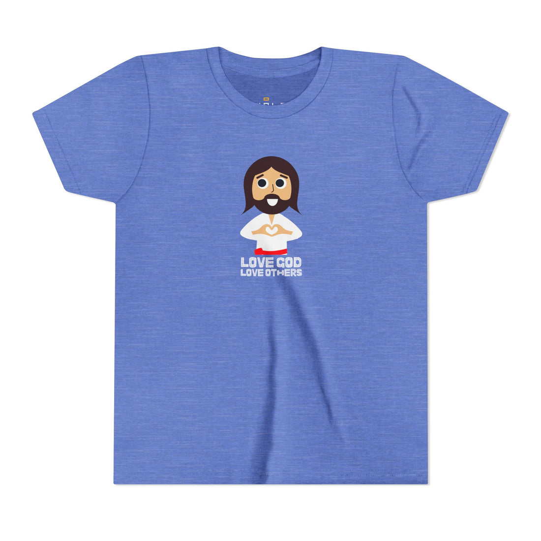 "Love God, Love Others" Jesus T Shirt - Youth Short Sleeve - Unisex Sizes YS-YXL