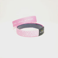 HALO Bible Verse Bracelet - Pink Geometric